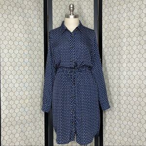 Maison Jules Polka Dot Casual Dress